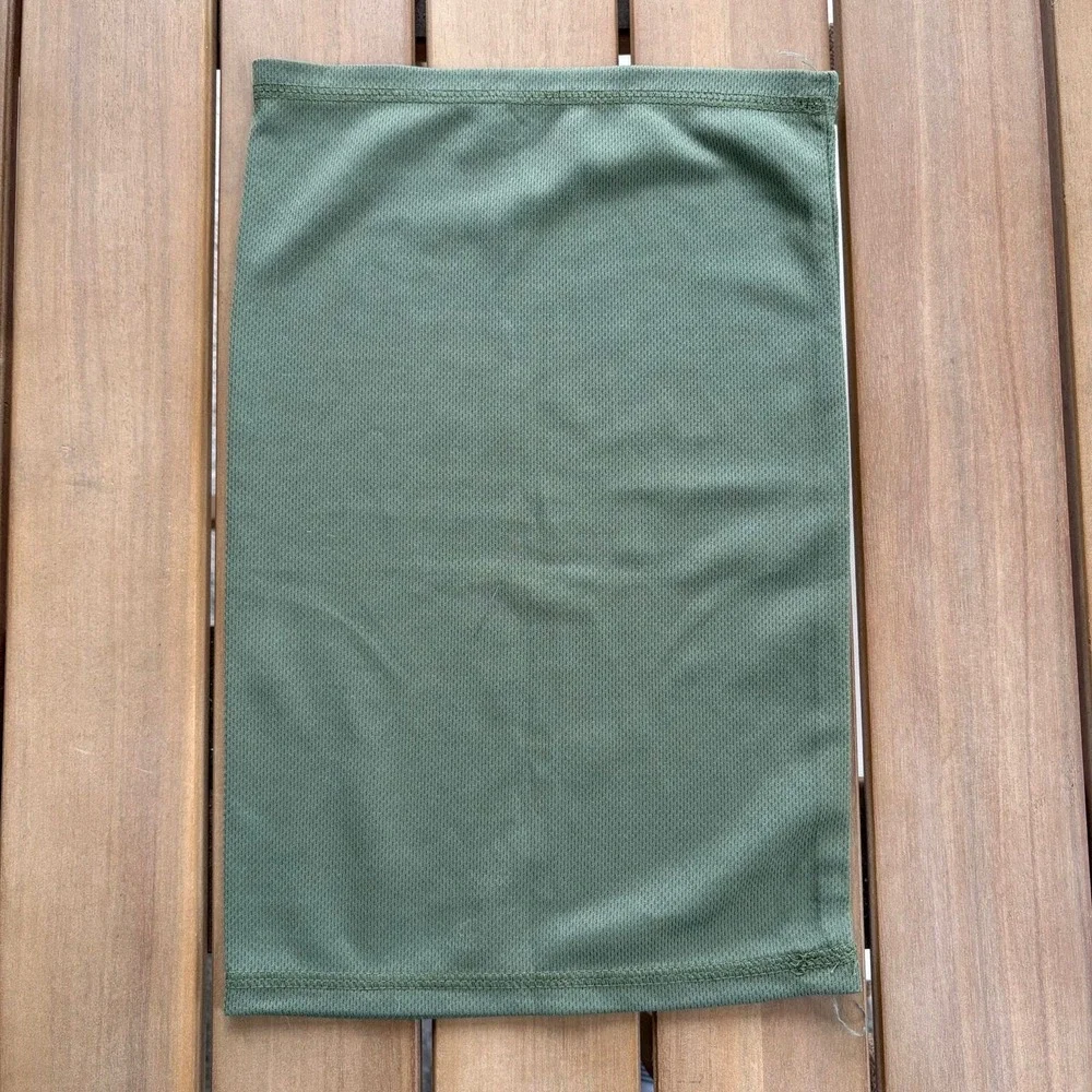 Olive Green Mesh Neck Gaiter Face Mask Tactical Sporty Outdoor One Size